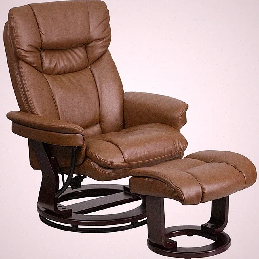 Flash Furniture Brown Bonded Leather Recliner, Brown - BT-7821-PALIMINO-GG