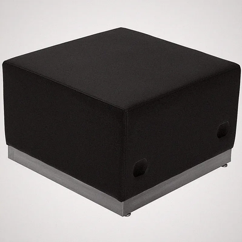 Flash Furniture Reception and Lounge Seating - ZB-803-OTTOMAN-BK-GG